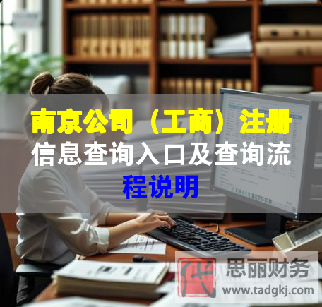 南京公司（工商）注冊信息查詢?nèi)肟诩安樵兞鞒陶f明